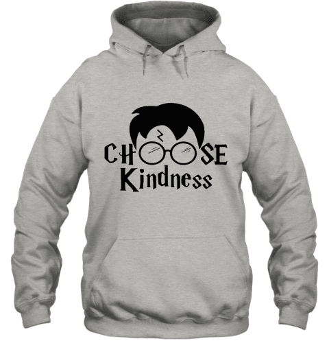 Harry Potter Choose Kindness Hoodie - Grey
