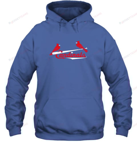 Cardinal Sports Shirt St Louis Baseball Fan Hoodie - Royal