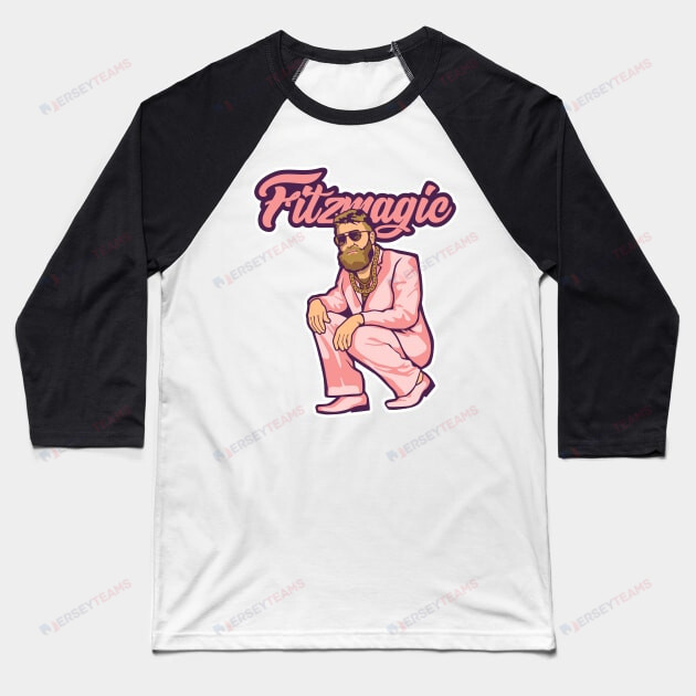 Ryan Fitzpatrick Raglan Three-Quarter Sleeve Baseball T-Shirt - White/Black