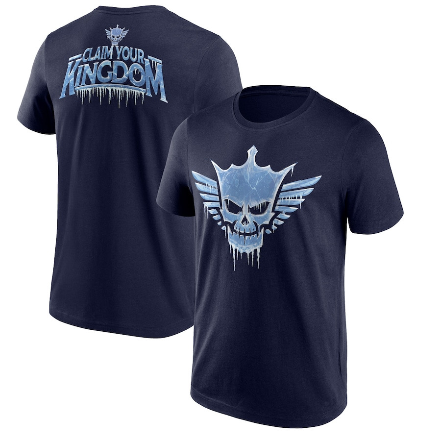 Cody Rhodes Claim Your Kingdom Ice T-Shirt - Navy
