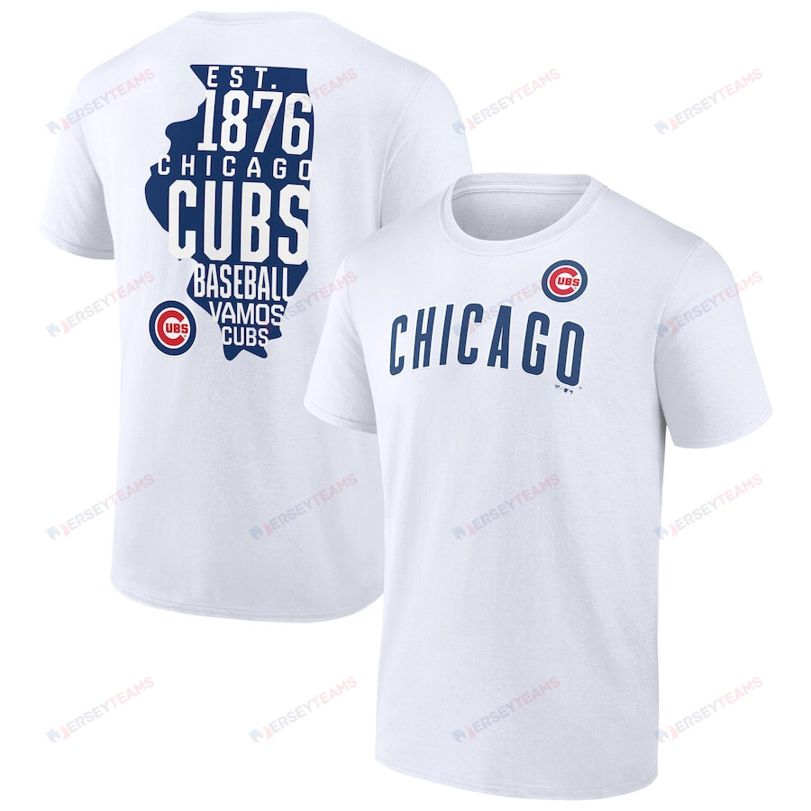 Chicago Cubs Hot Shot T-Shirt - White