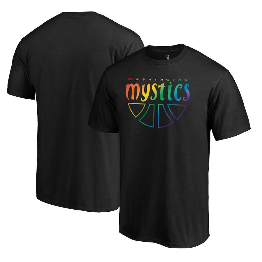 Washington Mystics Team Pride Wordmark T-Shirt - Black