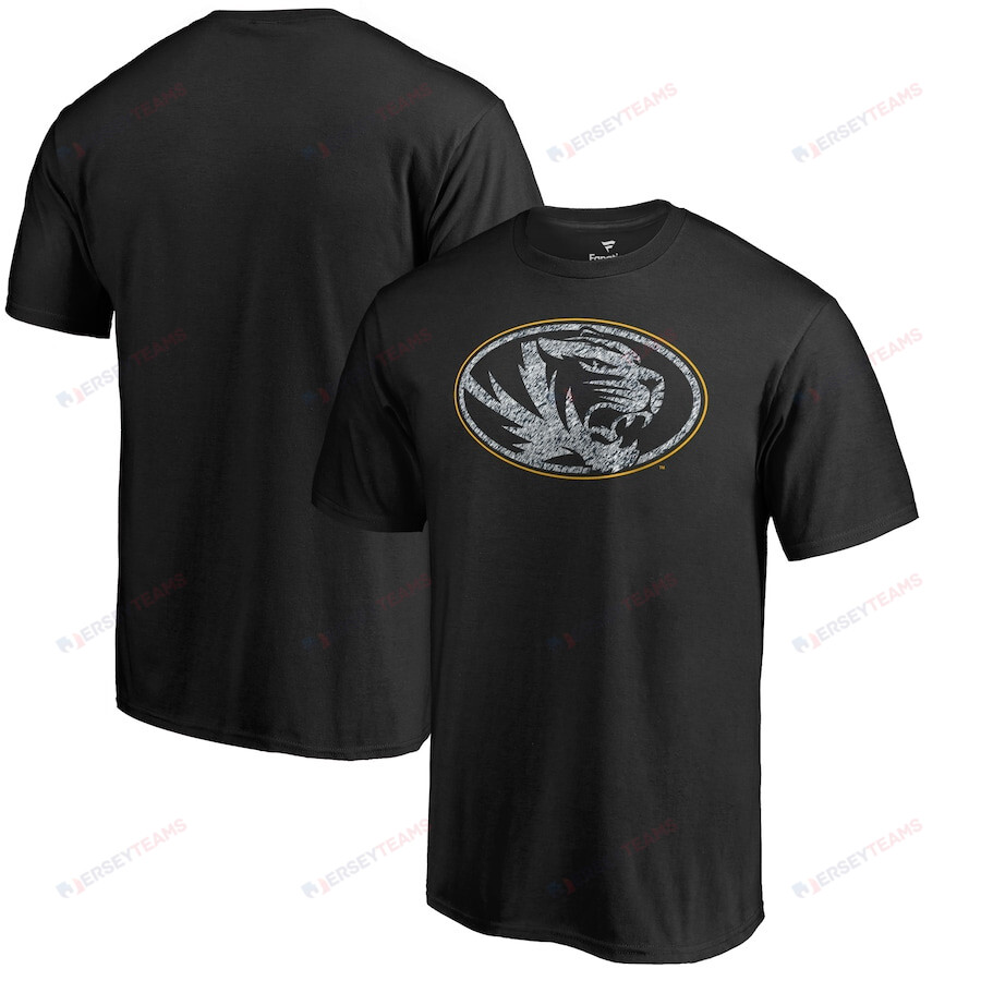 Missouri Tigers Static Logo T-Shirt - Black