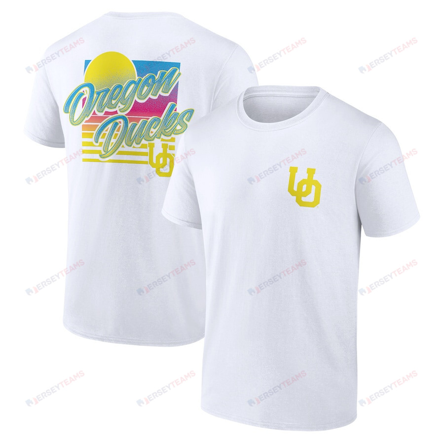 Oregon Ducks High Hurdles T-Shirt - White
