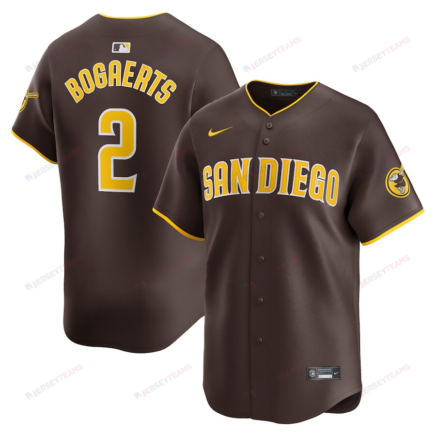 Xander Bogaerts 2 San Diego Padres Away  Player Men Jersey - Brown