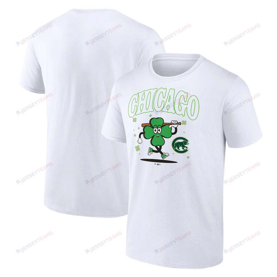 Chicago Cubs Clover Mascot T-Shirt - White