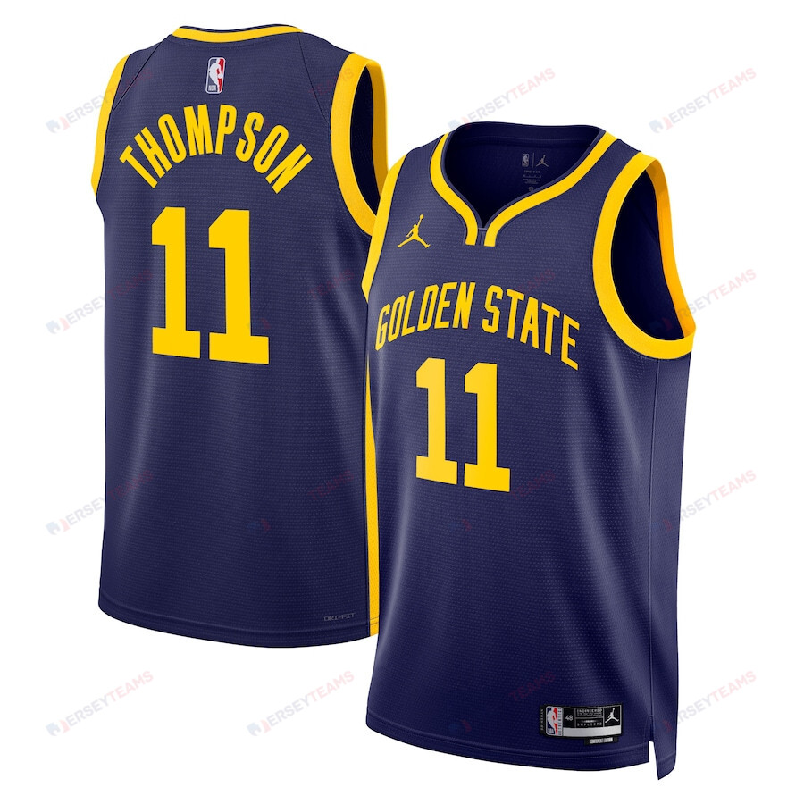 Klay Thompson 11 Golden State Warriors Unisex Swingman Jersey - Statement Edition - Navy