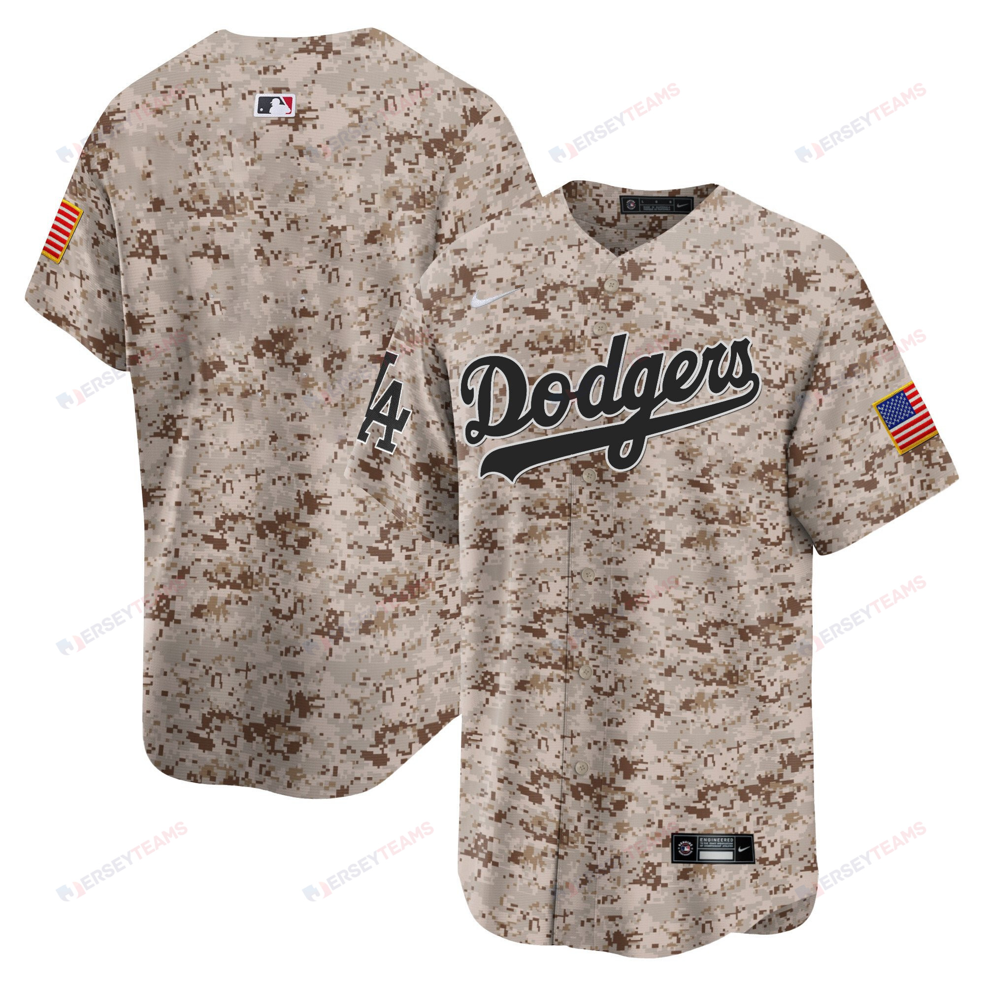Los Angeles Dodgers USMC Alternate  Men Jersey - Desert