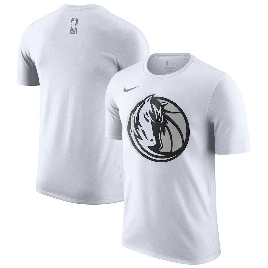 Dallas Mavericks 2024/25 City Edition Logo T-Shirt - White