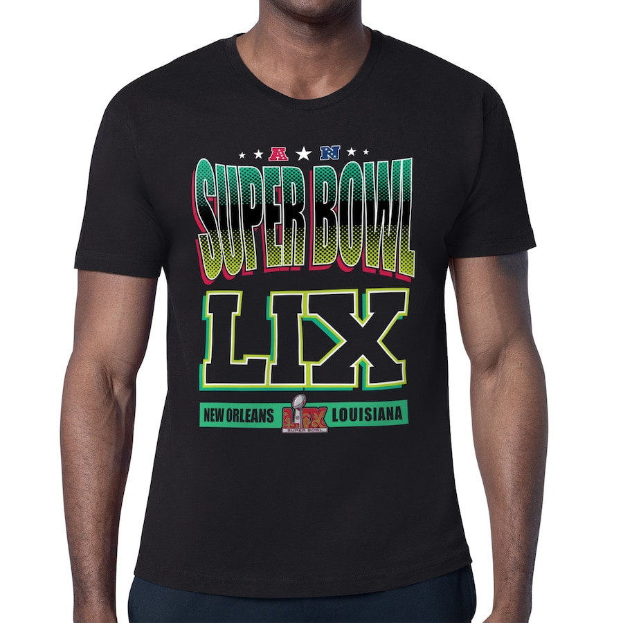 Super Bowl LIX New Orleans Louisiana Men T-Shirt - Black