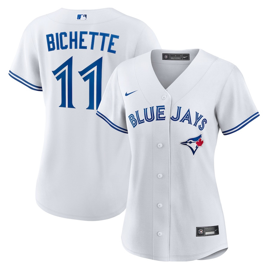 Bo Bichette 11 Toronto Blue Jays Women's Home Jersey - White