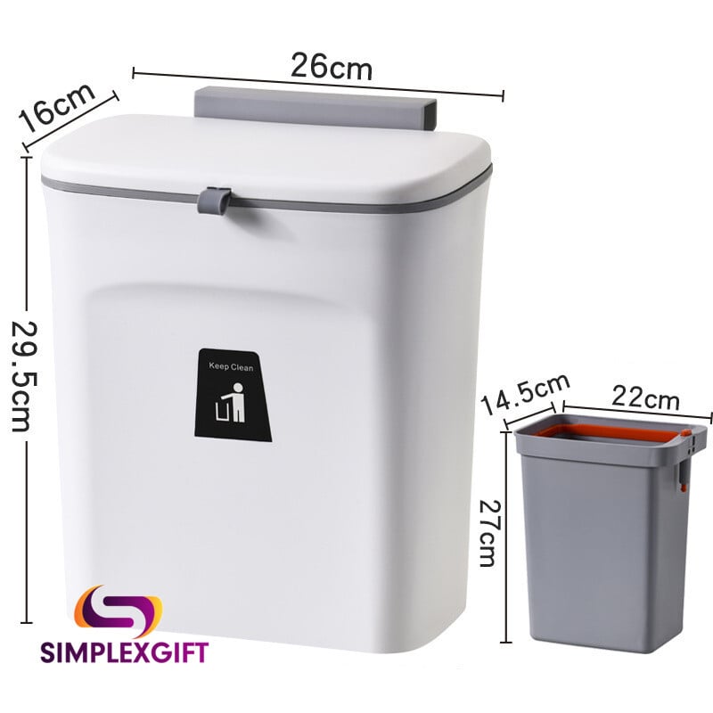 Trending Multifunctional Wall Mounted Kitchen Trash Can - simplexgift
