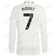 Mason Mount 7 Manchester United 2023/24 Third Long Sleeve Player Jersey - White