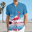 Flamingo Liberty Hawaiian Resort Style Men's Shirt