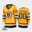 Boston Bruins Women Custom 2021 Special Edition Jersey, Gold, NHL Jersey - Pocopato