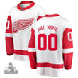 Detroit Red Wings Away Breakaway Custom Jersey, White, NHL Jersey - Pocopato