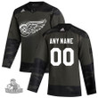 Detroit Red Wings Youth's 2019 Veterans Day Custom Practice NHL Jersey, Camo, NHL Jersey - Pocopato