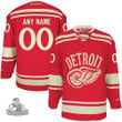 Detroit Red Wings Men's Customized Premier Red 2014 Winter Classic Jersey, NHL Jersey - Pocopato