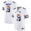Florida Gators White Dre Massey College Football Portrait Jersey