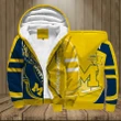 Michigan Wolverines Football 3d Printed Unisex Fleece Zipper Jacket , NCAA jerseys