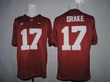 Men’s Alabama Crimson Tide #17 Kenyan Drake Red NCAA Jersey Jersey , NCAA jerseys