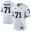 Michigan Wolverines White Ben Braden Football Jersey , NCAA jerseys