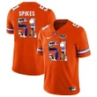 Florida Gators Orange Brandon Spikes College Football Portrait Jersey , NCAA jerseys