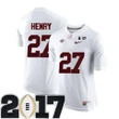 Male Alabama Crimson Tide #27 Derrick Henry White College Football Jersey , NCAA jerseys