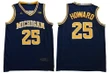 Men’s Michigan Wolverines #25 Juwan Howard Basketball Jersey Navy Jersey , NCAA jerseys