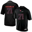 Alabama Crimson Tide Black Arie Kouandjio College Football Jersey , NCAA jerseys