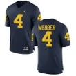 Men’s Michigan Wolverines #4 Chirs Webber Retired Navy Blue NCAA Jersey Jersey , NCAA jerseys