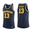 Michigan Wolverines Navy Moritz Wagner Basketball Jersey , NCAA jerseys