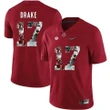 Alabama Crimson Tide Red enyan Drake College Football Portrait Jersey , NCAA jerseys