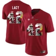 Alabama Crimson Tide Red Eddie Lacy College Football Portrait Jersey , NCAA jerseys