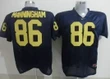 Men’s Michigan Wolverines #86 Manningham Navy Blue NCAA Jersey Jersey , NCAA jerseys