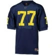Michigan Wolverines #77 Jake Long Blue Football Jersey , NCAA jerseys