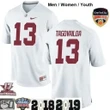 Tua Tagovailoa Alabama Crimson Tide Football White Champions NCAA Jersey , NCAA jerseys