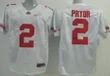 Men’s Alabama Crimson Tide #2 Pryor White NCAA Jersey Jersey , NCAA jerseys