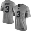 Male Alabama Crimson Tide Gray Bradley Sylve NCAA Football Gridiron Gray Limited Jersey , NCAA jerseys