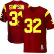 USC Trojans #32 O.J. Simpson Red Football Jersey