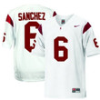 USC Trojans #6 Mark Sanchez White Football Jersey