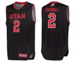 Utah Utes Black Kolbe Caldwell College Basketball Jersey