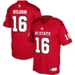 Male NC State Wolfpack Red Russell Wilson NCAA Football Jersey , NCAA jerseys