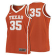 Male Texas Longhorns #35 Orange Jersey