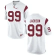 Men’s Drake Jackson 99  USC Trojans College Football White NCAA Jersey Jersey , NCAA jerseys
