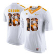 Tennessee Volunteers White Jason Croom Player Pictorial Jersey