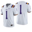 Male LSU Tigers White College Football Game Jersey , NCAA jerseys