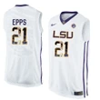 Male LSU Tigers White Aaron Epps College Basketball Jersey , NCAA jerseys