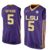 LSU Tigers Purple Kieran Hayward NCAA Basketball Jersey , NCAA jerseys