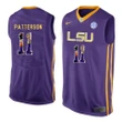 Male LSU Tigers Purple Jalyn Patterson College Basketball Jersey , NCAA jerseys